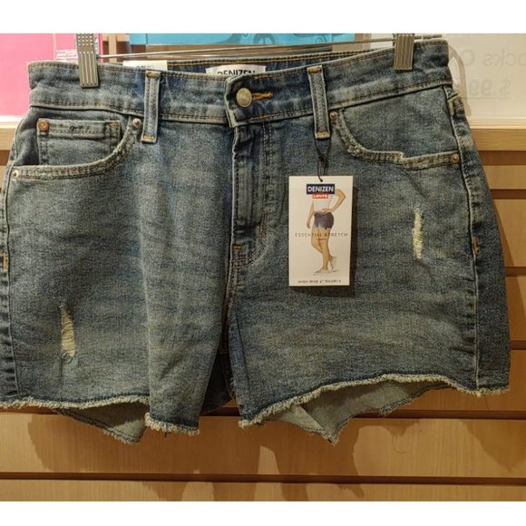 DENIZEN Levi's® Women's High-Rise 3" Jean Shorts 4 W27 - Picture 4 of 9